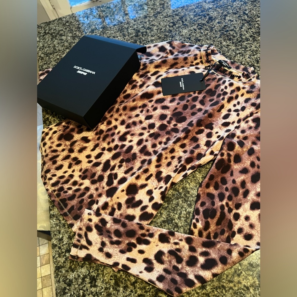 NWT Dolce&Gabbana X SKIMS Cotton Jersey Long Sleeve T-Shirt - Picture 3 of 3